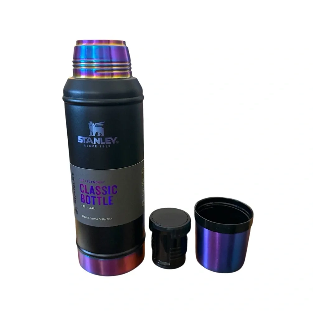 STANLEY Black Chroma Classic Bottle 1 QT NWT - Picture 9 of 11